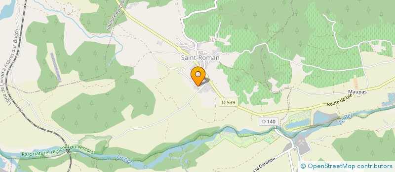 localisation de l'entreprise MADAME CHRISTINE BOLZICCO  SAINT-ROMAN