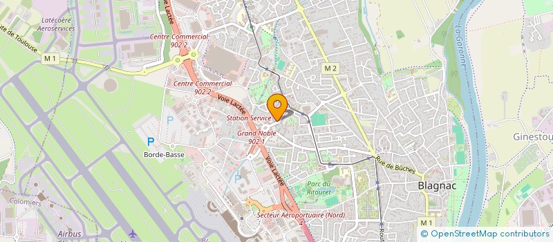 localisation de l'entreprise MADAME CHRISTINE BONADEI  BLAGNAC