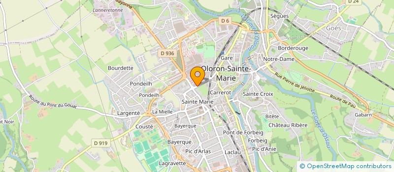 localisation de l'entreprise MADAME CHRISTINE BONELLI à OLORON-SAINTE-MARIE