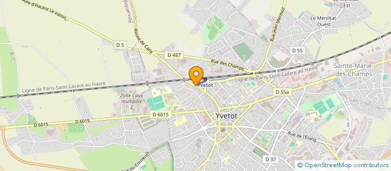 localisation de l'entreprise MADAME CHRISTINE BONET à YVETOT
