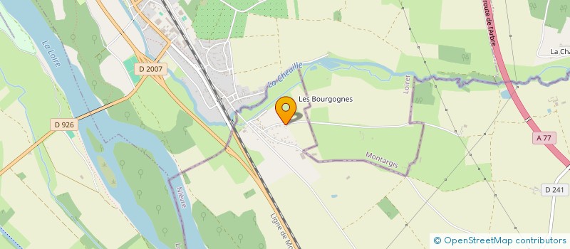 localisation de l'entreprise MADAME CHRISTINE BONGIBAULT à NEUVY-SUR-LOIRE