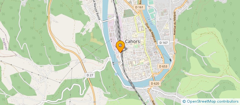 localisation de l'entreprise MADAME CHRISTINE BONNAVE  CAHORS