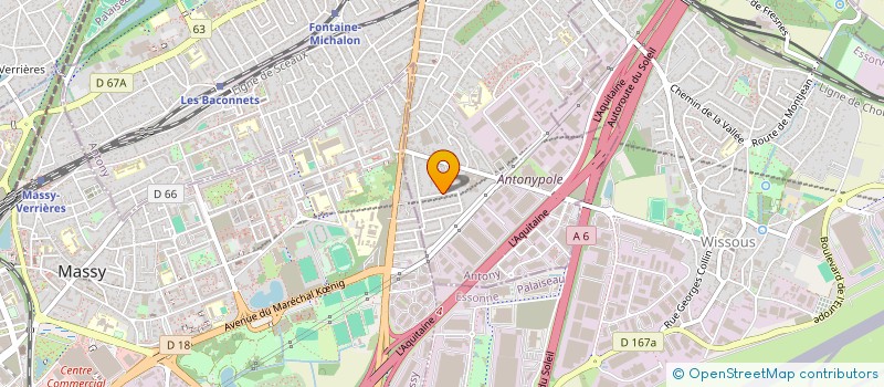 localisation de l'entreprise MADAME CHRISTINE BONNEFOND à ANTONY