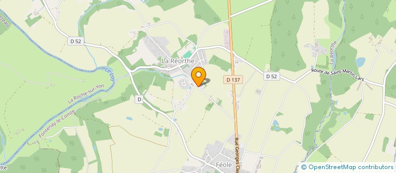 localisation de l'entreprise MADAME CHRISTINE BONNET  LA REORTHE