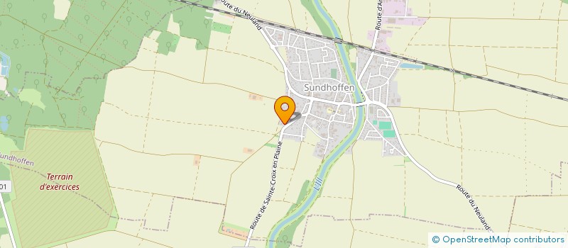 localisation de l'entreprise MADAME CHRISTINE BONZINI  ANDOLSHEIM