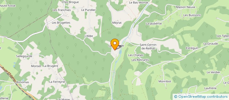 localisation de l'entreprise MADAME CHRISTINE BORDAS  ROUFFIGNAC-SAINT-CERNIN-DE-REILHAC