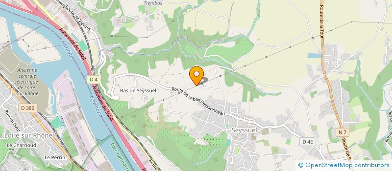 localisation de l'entreprise MADAME CHRISTINE BORDES  SEYSSUEL