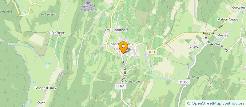 localisation de l'entreprise MADAME CHRISTINE BORRE  MARTAILLY-LES-BRANCION