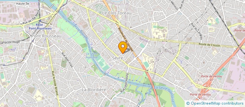 localisation de l'entreprise MADAME CHRISTINE BOSSARD  NANTES