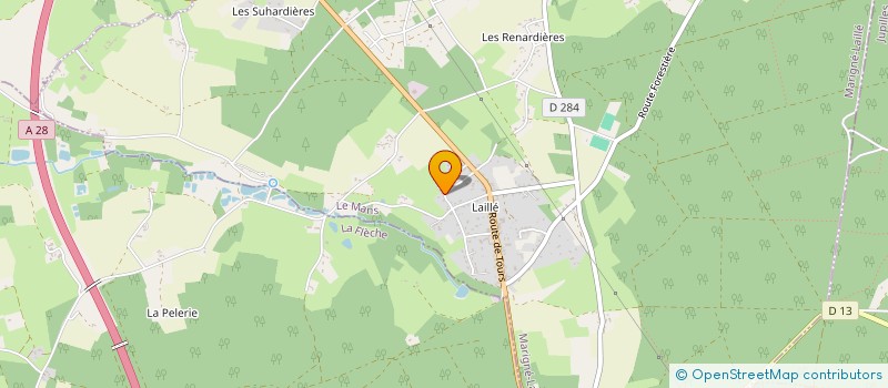localisation de l'entreprise MADAME CHRISTINE BOSSE à MARIGNE-LAILLE