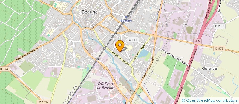 localisation de l'entreprise MADAME CHRISTINE BOTTON  BEAUNE