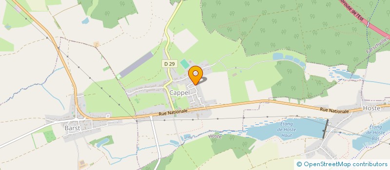 localisation de l'entreprise MADAME CHRISTINE BOTZ  CAPPEL