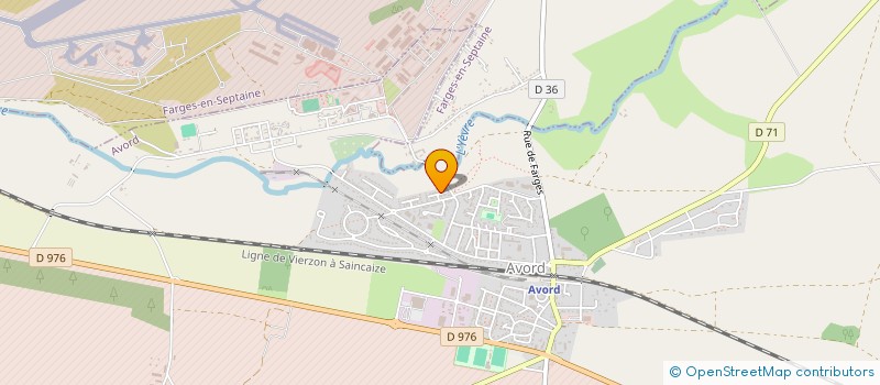 localisation de l'entreprise MADAME CHRISTINE BOUCARD  AVORD