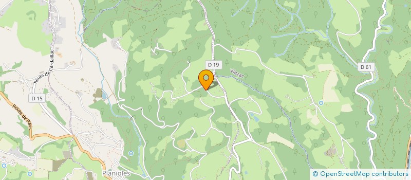 localisation de l'entreprise MADAME CHRISTINE BOUCHET  PLANIOLES