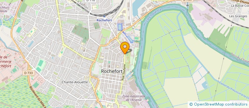 localisation de l'entreprise MADAME CHRISTINE BOUCHEZ  ROCHEFORT