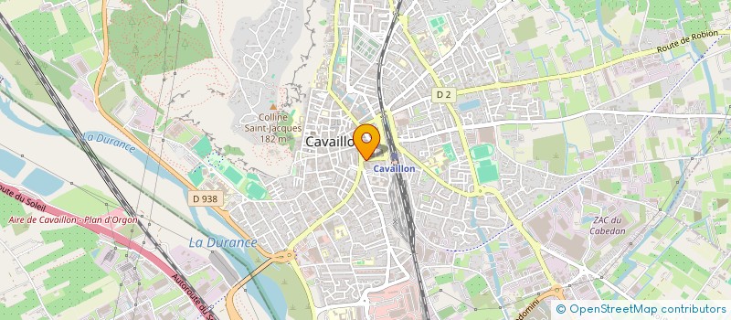 localisation de l'entreprise MADAME CHRISTINE BOUDOIRE  CAVAILLON