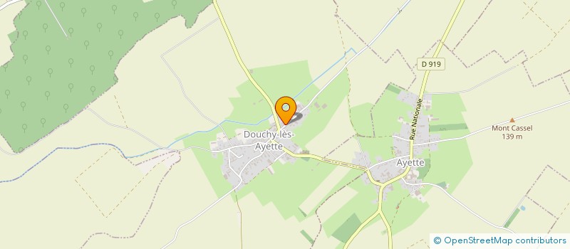 localisation de l'entreprise MADAME CHRISTINE BOUDOUX  DOUCHY-LES-AYETTE