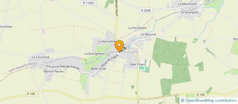 localisation de l'entreprise MADAME CHRISTINE BOUGET à SAINT-CHRISTOPHE