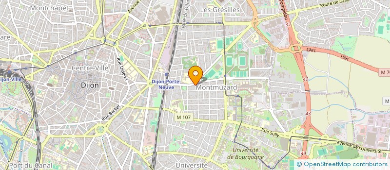 localisation de l'entreprise MADAME CHRISTINE BOULARD à DIJON