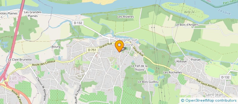 localisation de l'entreprise MADAME CHRISTINE BOULAY  LES GARENNES SUR LOIRE