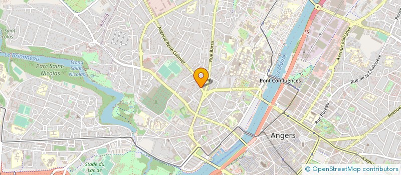 localisation de l'entreprise MADAME CHRISTINE BOULISSIERE à ANGERS