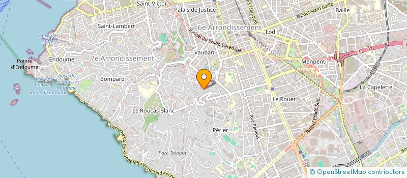 localisation de l'entreprise MADAME CHRISTINE BOURBON  MARSEILLE
