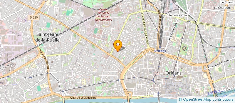 localisation de l'entreprise MADAME CHRISTINE BOURET  ORLEANS