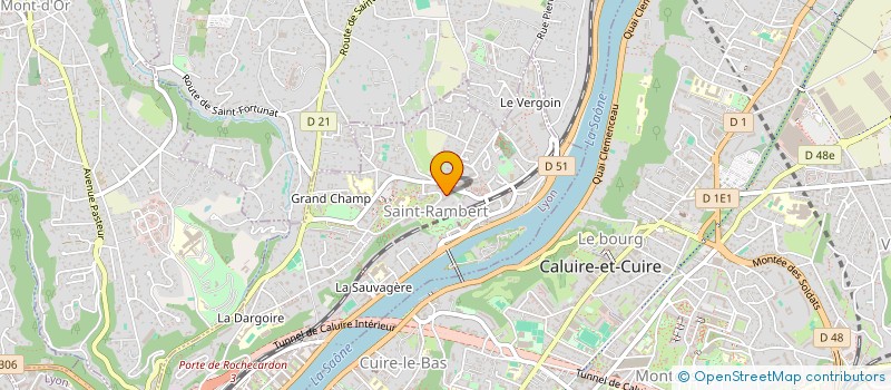 localisation de l'entreprise MADAME CHRISTINE BOURGEAUX  LYON