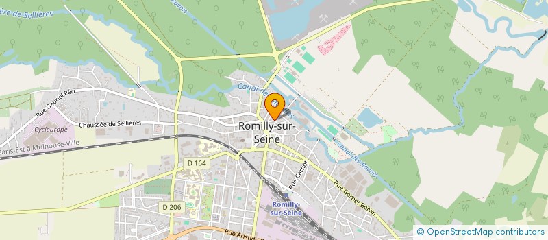 localisation de l'entreprise MADAME CHRISTINE BOURGEOIS  ROMILLY-SUR-SEINE