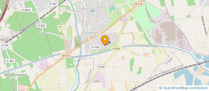 localisation de l'entreprise MADAME CHRISTINE BOURIOL  CODOGNAN