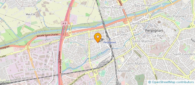 localisation de l'entreprise MADAME CHRISTINE BOURNOT  PERPIGNAN