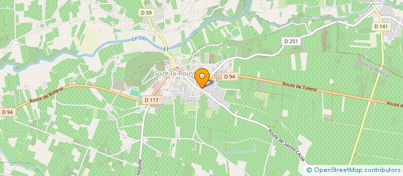 localisation de l'entreprise MADAME CHRISTINE BOURRET  ROCHEGUDE