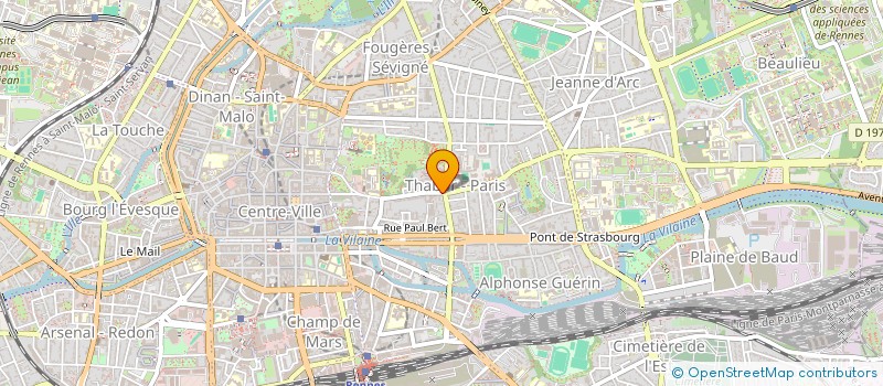 localisation de l'entreprise MADAME CHRISTINE BOUVET à RENNES