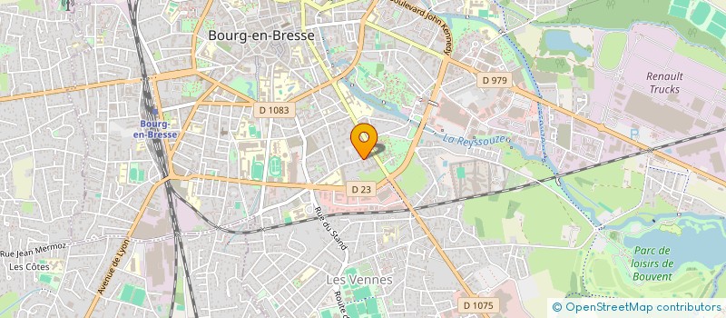 localisation de l'entreprise MADAME CHRISTINE BOUVIER à BOURG-EN-BRESSE