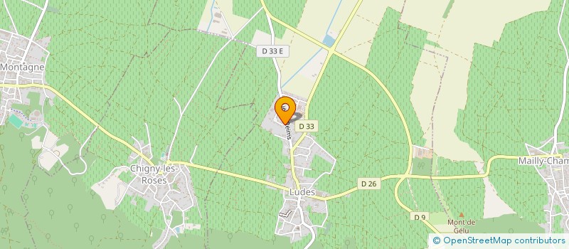 localisation de l'entreprise MADAME CHRISTINE BOUXIN  LUDES