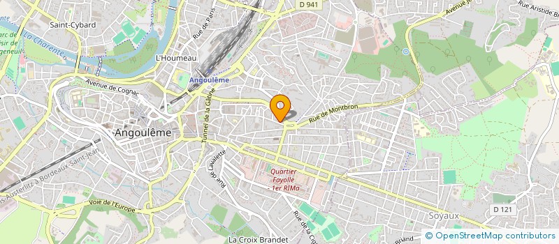 localisation de l'entreprise MADAME CHRISTINE BRAGEUL à ANGOULEME