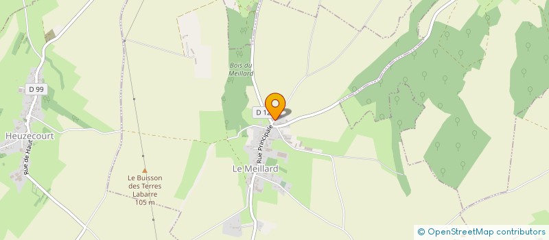 localisation de l'entreprise MADAME CHRISTINE BRASSEUR  LE MEILLARD