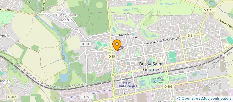 localisation de l'entreprise MADAME CHRISTINE BRAULT  BUSSY-SAINT-GEORGES