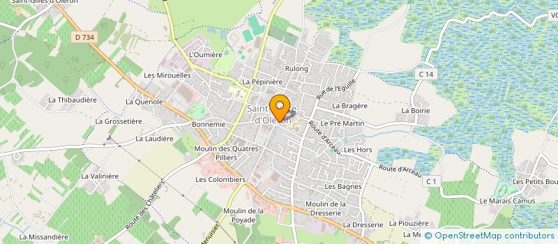 localisation de l'entreprise MADAME CHRISTINE BRENA  SAINT-PIERRE-D'OLERON