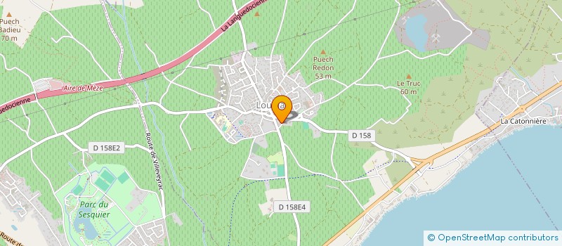 localisation de l'entreprise MADAME CHRISTINE BRET  LOUPIAN