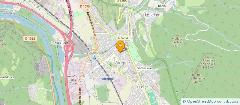 localisation de l'entreprise MADAME CHRISTINE BRETONNIER  VOREPPE