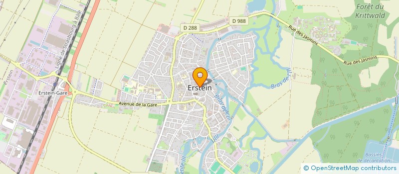 localisation de l'entreprise MADAME CHRISTINE BREYEL  ERSTEIN