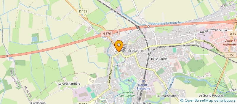 localisation de l'entreprise MADAME CHRISTINE BRIAUD  DOL-DE-BRETAGNE