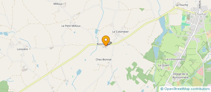 localisation de l'entreprise MADAME CHRISTINE BRIAULT à CHAILLAC