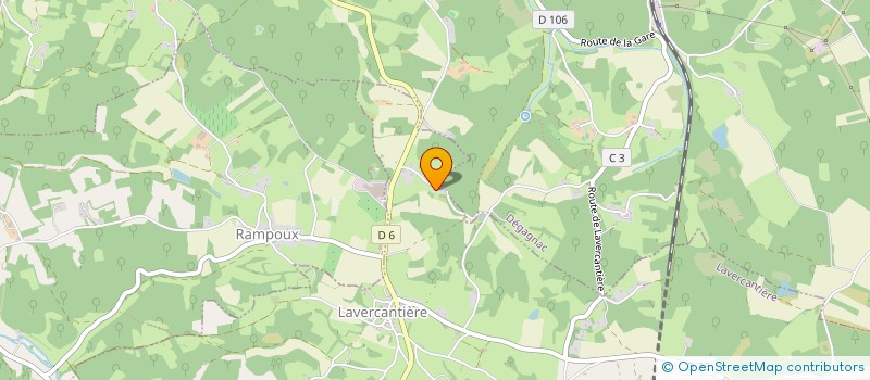 localisation de l'entreprise MADAME CHRISTINE BRINKLEY  LAVERCANTIERE