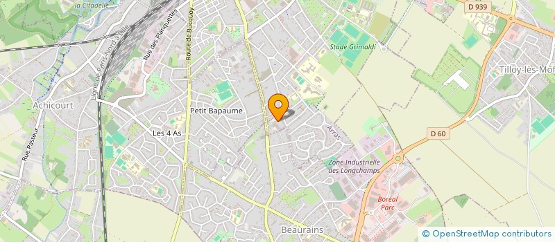 localisation de l'entreprise MADAME CHRISTINE BRION à ARRAS