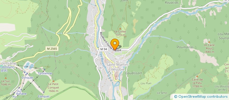 localisation de l'entreprise MADAME CHRISTINE BRIOT  SAINT-MARTIN-VESUBIE