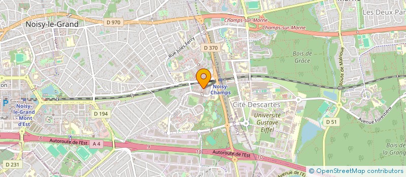 localisation de l'entreprise MADAME CHRISTINE BRIXHE  NOISY-LE-GRAND