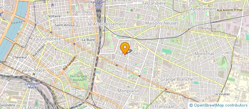 localisation de l'entreprise MADAME CHRISTINE BRONDEL à LYON