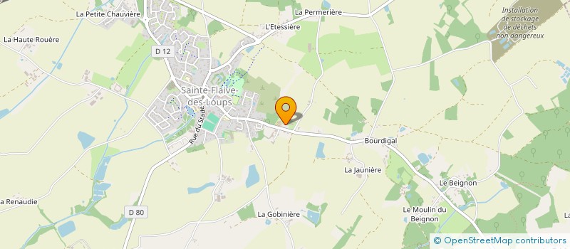 localisation de l'entreprise MADAME CHRISTINE BROSSET  LE GIROUARD